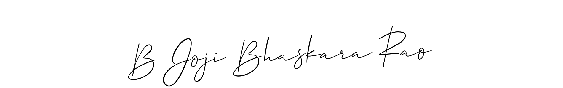 You can use this online signature creator to create a handwritten signature for the name B Joji Bhaskara Rao. This is the best online autograph maker. B Joji Bhaskara Rao signature style 2 images and pictures png