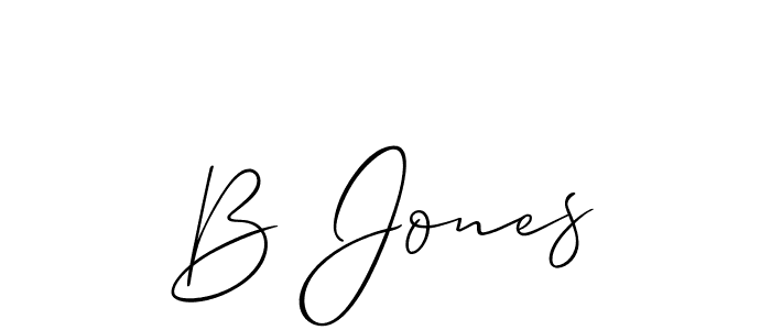 How to Draw B Jones signature style? Allison_Script is a latest design signature styles for name B Jones. B Jones signature style 2 images and pictures png