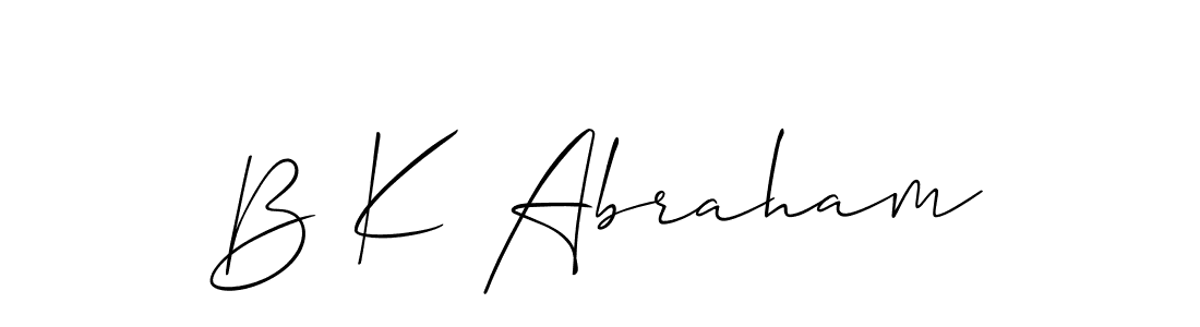 Check out images of Autograph of B K Abraham name. Actor B K Abraham Signature Style. Allison_Script is a professional sign style online. B K Abraham signature style 2 images and pictures png