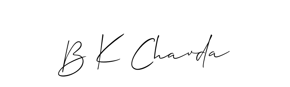 Here are the top 10 professional signature styles for the name B K Chavda. These are the best autograph styles you can use for your name. B K Chavda signature style 2 images and pictures png