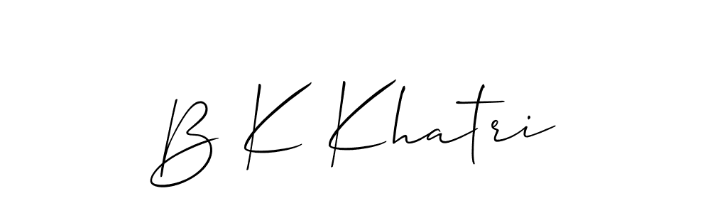 You can use this online signature creator to create a handwritten signature for the name B K Khatri. This is the best online autograph maker. B K Khatri signature style 2 images and pictures png