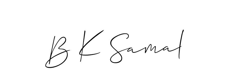 Check out images of Autograph of B K Samal name. Actor B K Samal Signature Style. Allison_Script is a professional sign style online. B K Samal signature style 2 images and pictures png