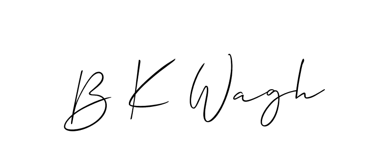 You can use this online signature creator to create a handwritten signature for the name B K Wagh. This is the best online autograph maker. B K Wagh signature style 2 images and pictures png