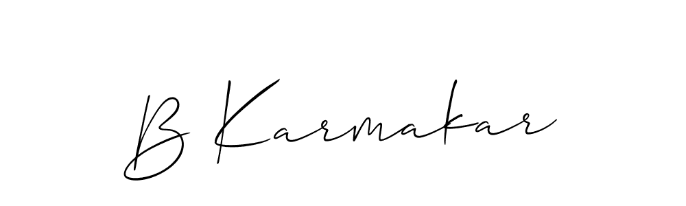 B Karmakar stylish signature style. Best Handwritten Sign (Allison_Script) for my name. Handwritten Signature Collection Ideas for my name B Karmakar. B Karmakar signature style 2 images and pictures png