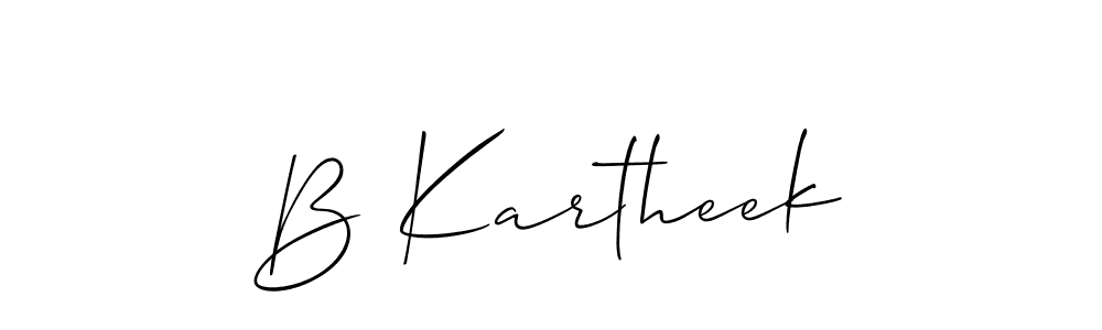 if you are searching for the best signature style for your name B Kartheek. so please give up your signature search. here we have designed multiple signature styles  using Allison_Script. B Kartheek signature style 2 images and pictures png