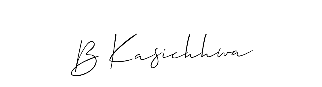 This is the best signature style for the B Kasichhwa name. Also you like these signature font (Allison_Script). Mix name signature. B Kasichhwa signature style 2 images and pictures png