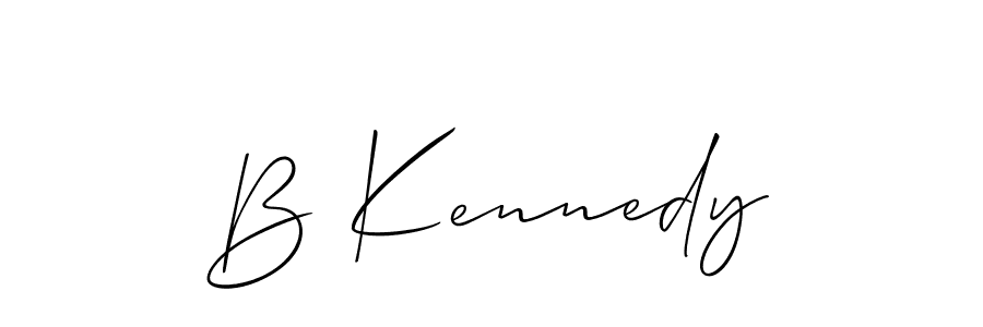 B Kennedy stylish signature style. Best Handwritten Sign (Allison_Script) for my name. Handwritten Signature Collection Ideas for my name B Kennedy. B Kennedy signature style 2 images and pictures png