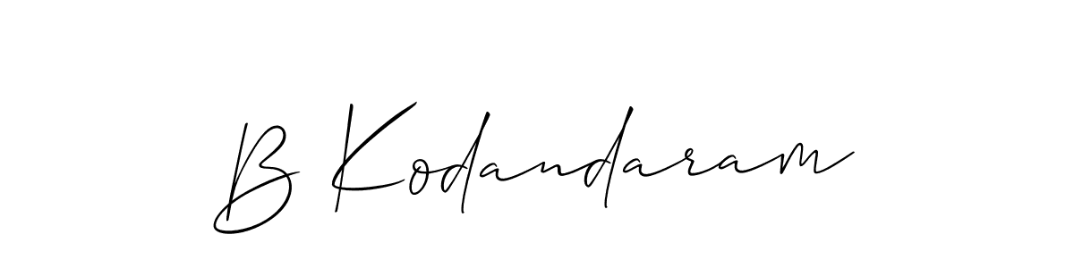 You can use this online signature creator to create a handwritten signature for the name B Kodandaram. This is the best online autograph maker. B Kodandaram signature style 2 images and pictures png