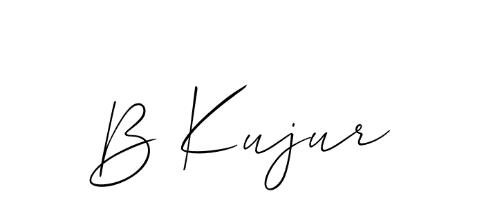 This is the best signature style for the B Kujur name. Also you like these signature font (Allison_Script). Mix name signature. B Kujur signature style 2 images and pictures png