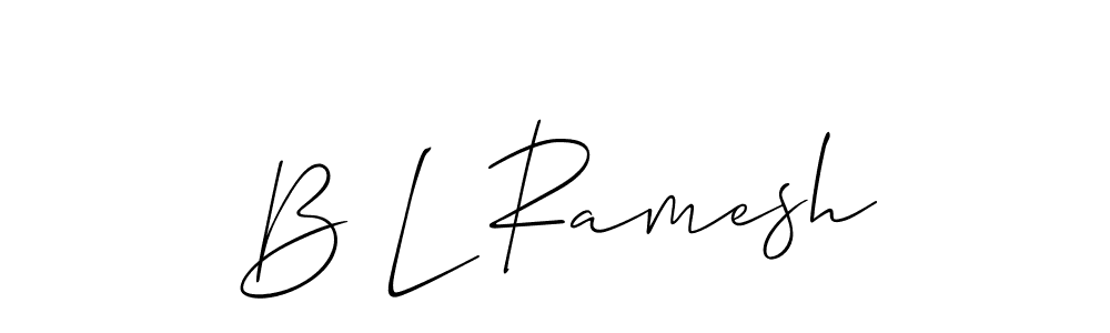 How to Draw B L Ramesh signature style? Allison_Script is a latest design signature styles for name B L Ramesh. B L Ramesh signature style 2 images and pictures png