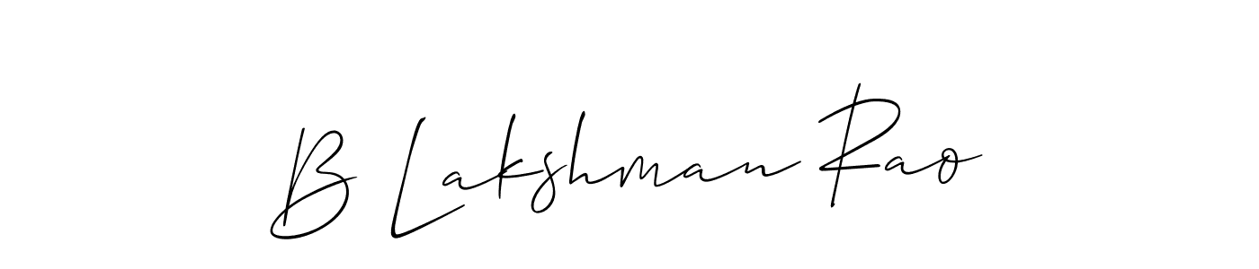 You can use this online signature creator to create a handwritten signature for the name B Lakshman Rao. This is the best online autograph maker. B Lakshman Rao signature style 2 images and pictures png