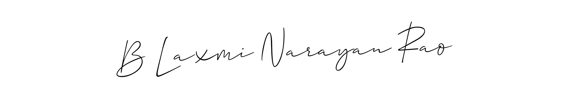B Laxmi Narayan Rao stylish signature style. Best Handwritten Sign (Allison_Script) for my name. Handwritten Signature Collection Ideas for my name B Laxmi Narayan Rao. B Laxmi Narayan Rao signature style 2 images and pictures png