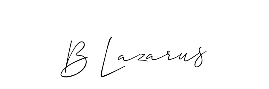 Make a beautiful signature design for name B Lazarus. Use this online signature maker to create a handwritten signature for free. B Lazarus signature style 2 images and pictures png