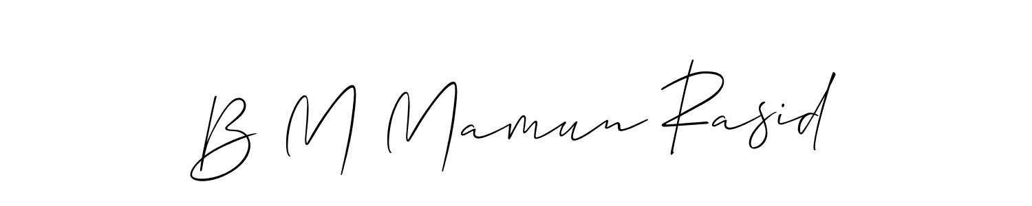 Here are the top 10 professional signature styles for the name B M Mamun Rasid. These are the best autograph styles you can use for your name. B M Mamun Rasid signature style 2 images and pictures png