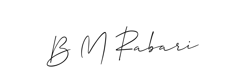 You can use this online signature creator to create a handwritten signature for the name B M Rabari. This is the best online autograph maker. B M Rabari signature style 2 images and pictures png