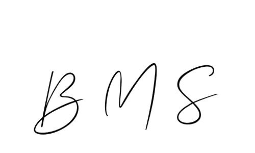 This is the best signature style for the B M S name. Also you like these signature font (Allison_Script). Mix name signature. B M S signature style 2 images and pictures png