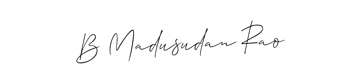 Best and Professional Signature Style for B Madusudan Rao. Allison_Script Best Signature Style Collection. B Madusudan Rao signature style 2 images and pictures png
