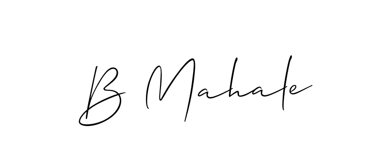 Once you've used our free online signature maker to create your best signature Allison_Script style, it's time to enjoy all of the benefits that B Mahale name signing documents. B Mahale signature style 2 images and pictures png
