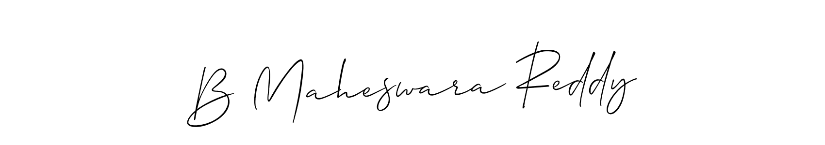 Similarly Allison_Script is the best handwritten signature design. Signature creator online .You can use it as an online autograph creator for name B Maheswara Reddy. B Maheswara Reddy signature style 2 images and pictures png