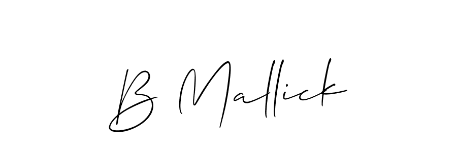 Once you've used our free online signature maker to create your best signature Allison_Script style, it's time to enjoy all of the benefits that B Mallick name signing documents. B Mallick signature style 2 images and pictures png