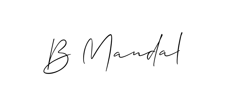 Similarly Allison_Script is the best handwritten signature design. Signature creator online .You can use it as an online autograph creator for name B Mandal. B Mandal signature style 2 images and pictures png