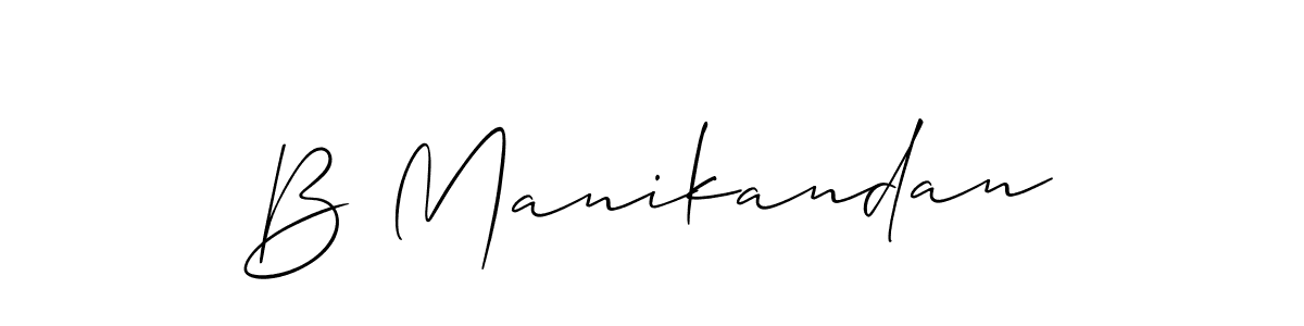 B Manikandan stylish signature style. Best Handwritten Sign (Allison_Script) for my name. Handwritten Signature Collection Ideas for my name B Manikandan. B Manikandan signature style 2 images and pictures png