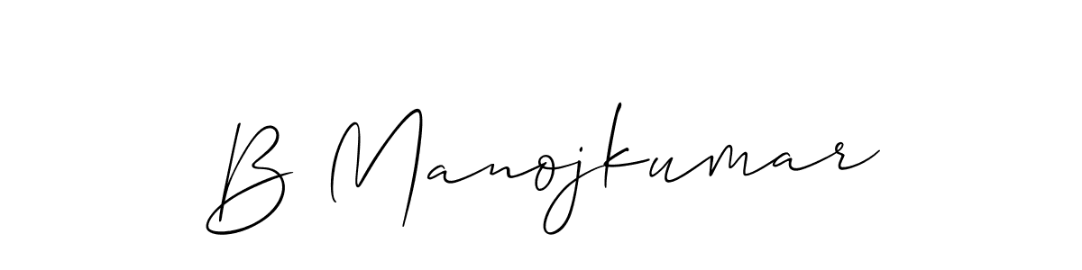 Similarly Allison_Script is the best handwritten signature design. Signature creator online .You can use it as an online autograph creator for name B Manojkumar. B Manojkumar signature style 2 images and pictures png