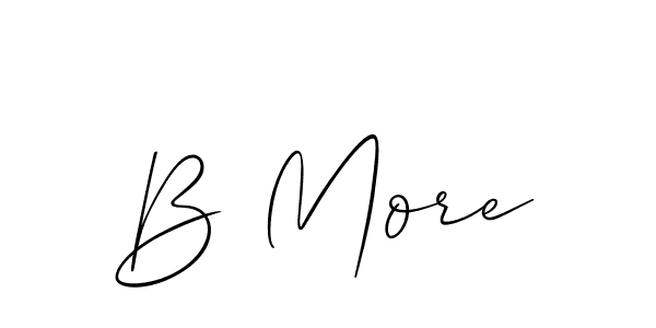 Make a beautiful signature design for name B More. Use this online signature maker to create a handwritten signature for free. B More signature style 2 images and pictures png