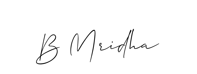Make a short B Mridha signature style. Manage your documents anywhere anytime using Allison_Script. Create and add eSignatures, submit forms, share and send files easily. B Mridha signature style 2 images and pictures png