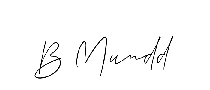 Similarly Allison_Script is the best handwritten signature design. Signature creator online .You can use it as an online autograph creator for name B Mundd. B Mundd signature style 2 images and pictures png