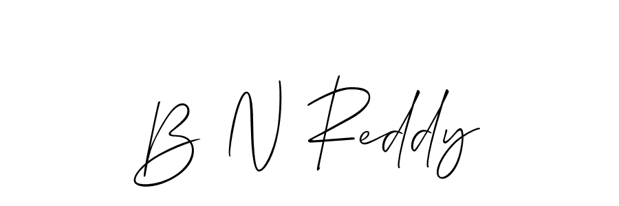 How to make B N Reddy name signature. Use Allison_Script style for creating short signs online. This is the latest handwritten sign. B N Reddy signature style 2 images and pictures png