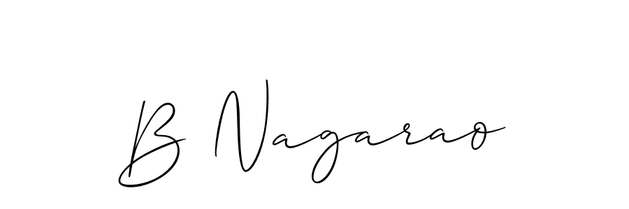 Make a beautiful signature design for name B Nagarao. Use this online signature maker to create a handwritten signature for free. B Nagarao signature style 2 images and pictures png