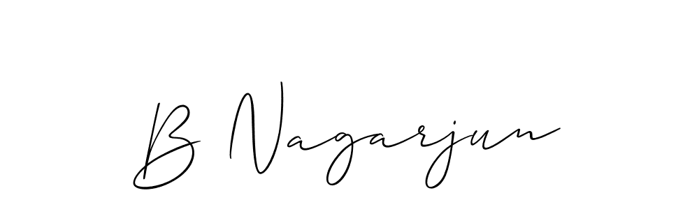 How to Draw B Nagarjun signature style? Allison_Script is a latest design signature styles for name B Nagarjun. B Nagarjun signature style 2 images and pictures png