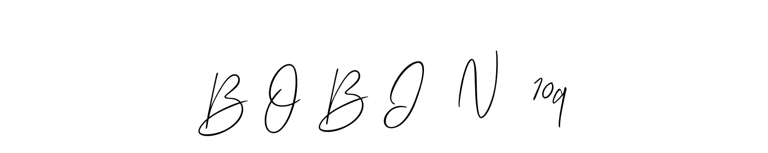 Best and Professional Signature Style for B O B I  N  10q. Allison_Script Best Signature Style Collection. B O B I  N  10q signature style 2 images and pictures png