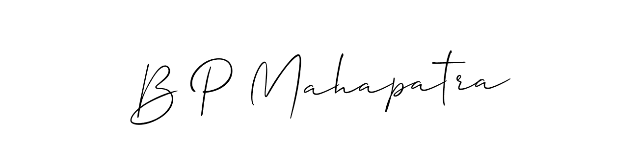 Also we have B P Mahapatra name is the best signature style. Create professional handwritten signature collection using Allison_Script autograph style. B P Mahapatra signature style 2 images and pictures png