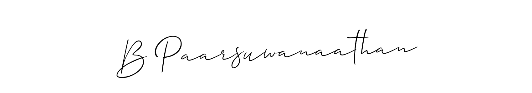 See photos of B Paarsuwanaathan official signature by Spectra . Check more albums & portfolios. Read reviews & check more about Allison_Script font. B Paarsuwanaathan signature style 2 images and pictures png