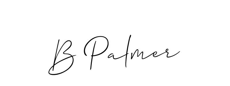 if you are searching for the best signature style for your name B Palmer. so please give up your signature search. here we have designed multiple signature styles  using Allison_Script. B Palmer signature style 2 images and pictures png