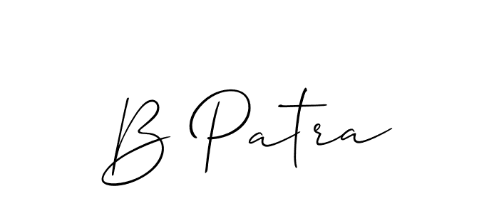 This is the best signature style for the B Patra name. Also you like these signature font (Allison_Script). Mix name signature. B Patra signature style 2 images and pictures png