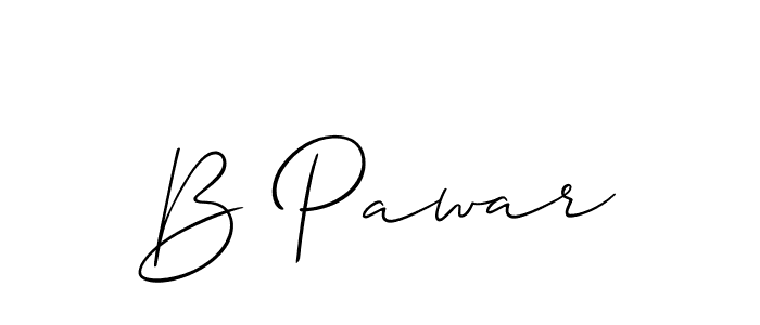 This is the best signature style for the B Pawar name. Also you like these signature font (Allison_Script). Mix name signature. B Pawar signature style 2 images and pictures png