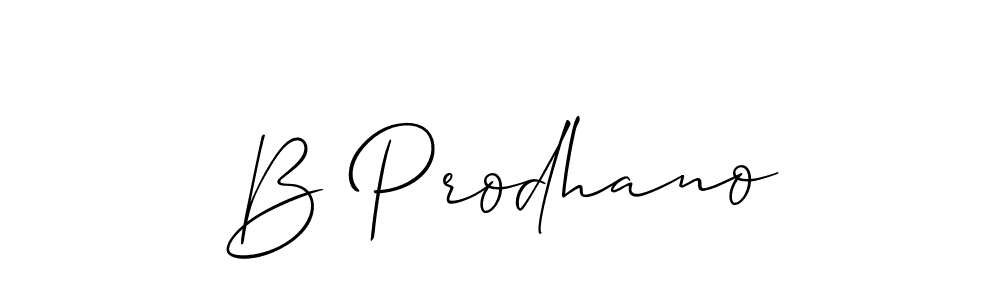 if you are searching for the best signature style for your name B Prodhano. so please give up your signature search. here we have designed multiple signature styles  using Allison_Script. B Prodhano signature style 2 images and pictures png
