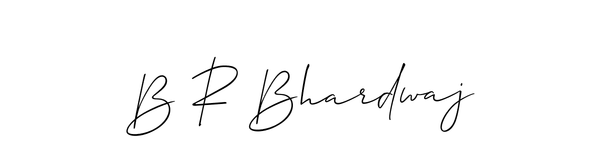 It looks lik you need a new signature style for name B R Bhardwaj. Design unique handwritten (Allison_Script) signature with our free signature maker in just a few clicks. B R Bhardwaj signature style 2 images and pictures png