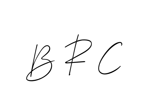 How to Draw B R C signature style? Allison_Script is a latest design signature styles for name B R C. B R C signature style 2 images and pictures png