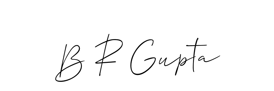 How to make B R Gupta name signature. Use Allison_Script style for creating short signs online. This is the latest handwritten sign. B R Gupta signature style 2 images and pictures png