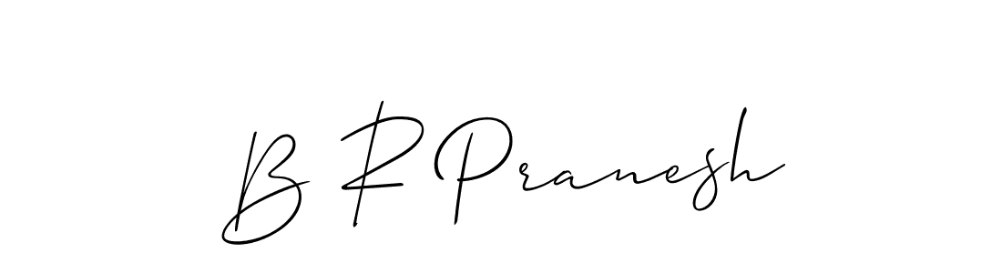 Similarly Allison_Script is the best handwritten signature design. Signature creator online .You can use it as an online autograph creator for name B R Pranesh. B R Pranesh signature style 2 images and pictures png