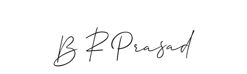 B R Prasad stylish signature style. Best Handwritten Sign (Allison_Script) for my name. Handwritten Signature Collection Ideas for my name B R Prasad. B R Prasad signature style 2 images and pictures png