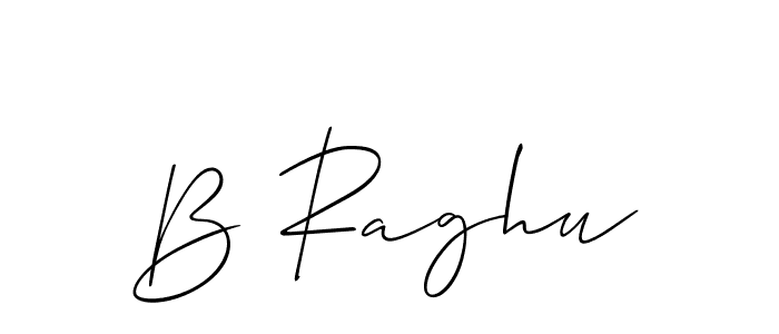 Also You can easily find your signature by using the search form. We will create B Raghu name handwritten signature images for you free of cost using Allison_Script sign style. B Raghu signature style 2 images and pictures png