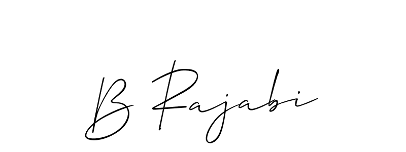 Check out images of Autograph of B Rajabi name. Actor B Rajabi Signature Style. Allison_Script is a professional sign style online. B Rajabi signature style 2 images and pictures png