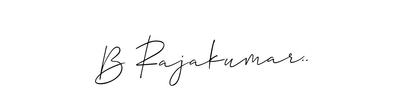 Once you've used our free online signature maker to create your best signature Allison_Script style, it's time to enjoy all of the benefits that B Rajakumar.. name signing documents. B Rajakumar.. signature style 2 images and pictures png