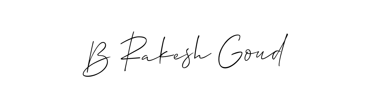 You can use this online signature creator to create a handwritten signature for the name B Rakesh Goud. This is the best online autograph maker. B Rakesh Goud signature style 2 images and pictures png