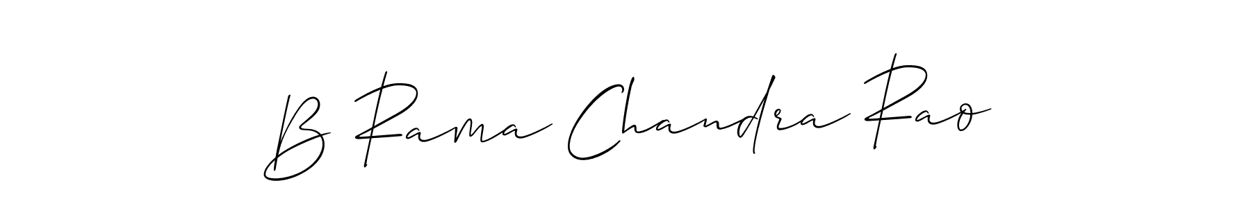 Make a short B Rama Chandra Rao signature style. Manage your documents anywhere anytime using Allison_Script. Create and add eSignatures, submit forms, share and send files easily. B Rama Chandra Rao signature style 2 images and pictures png